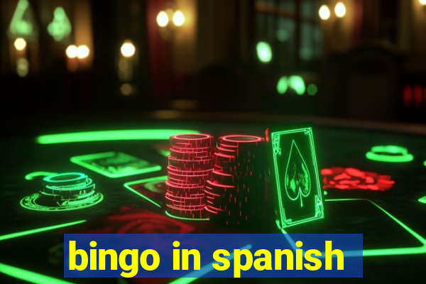 bingo in spanish