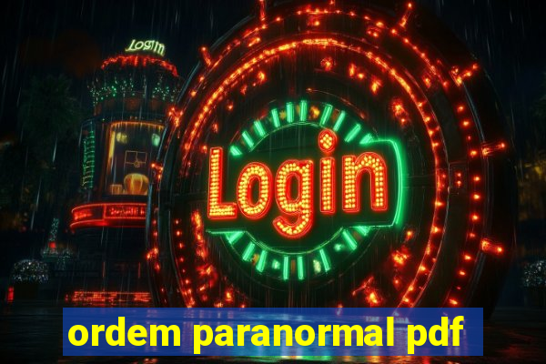 ordem paranormal pdf