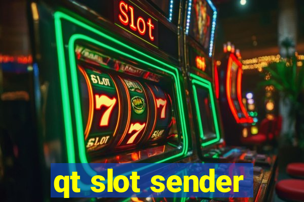 qt slot sender