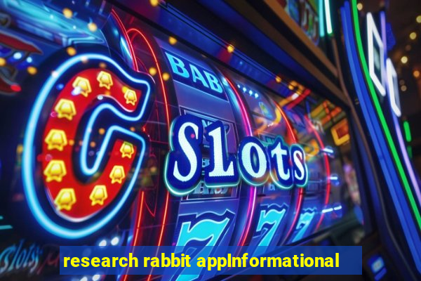 research rabbit appInformational