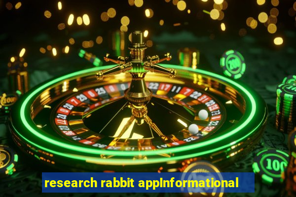 research rabbit appInformational