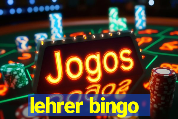 lehrer bingo