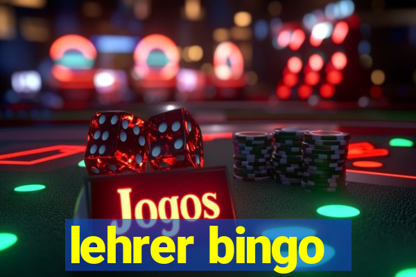 lehrer bingo