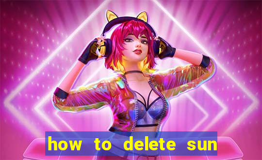 how to delete sun bingo account