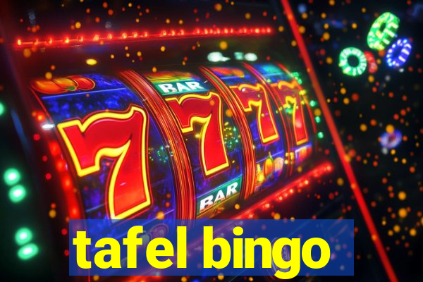 tafel bingo