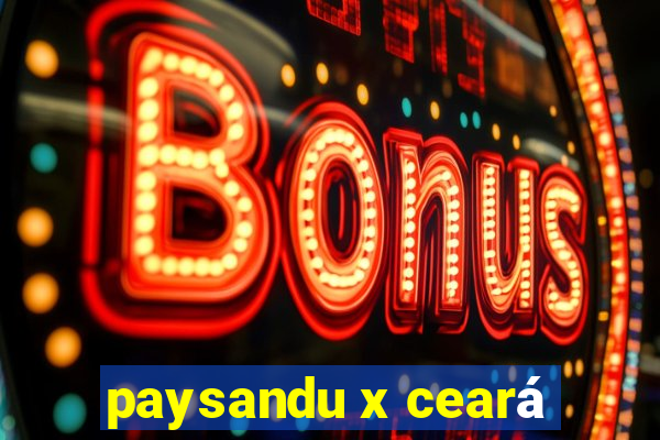 paysandu x ceará