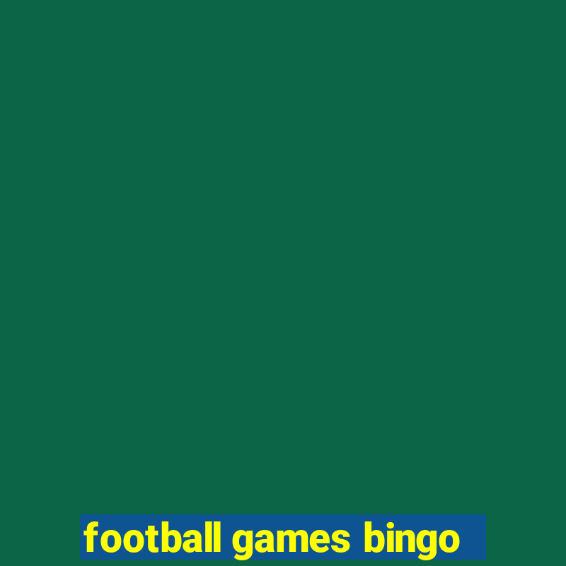 football games bingo