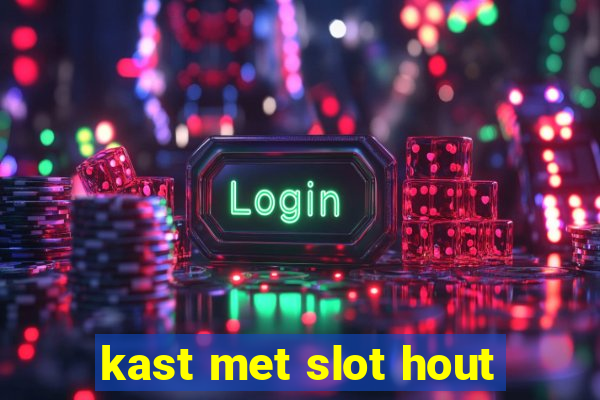 kast met slot hout