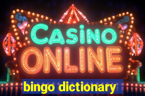 bingo dictionary