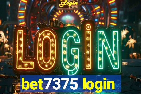 bet7375 login