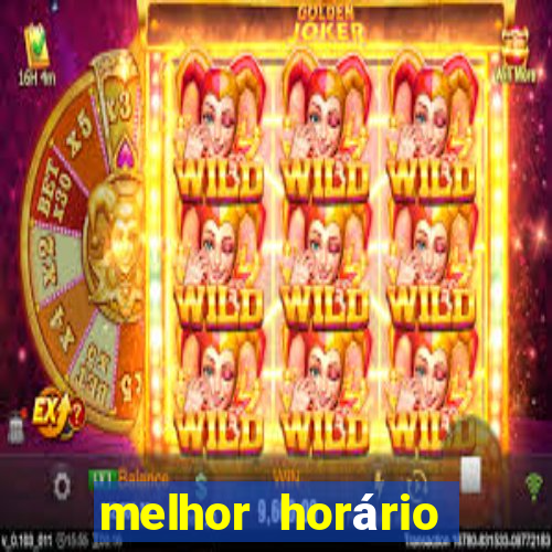 melhor horário para jogar fortune coelho hoje