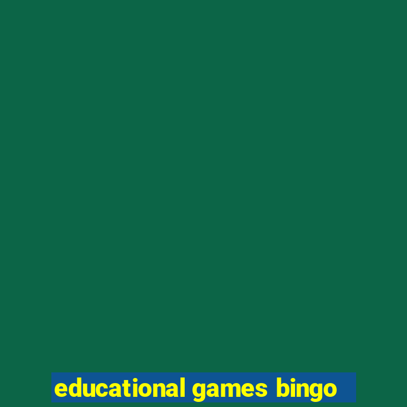 educational games bingo