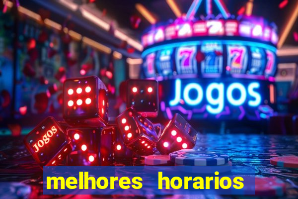 melhores horarios para jogar no fortune tiger