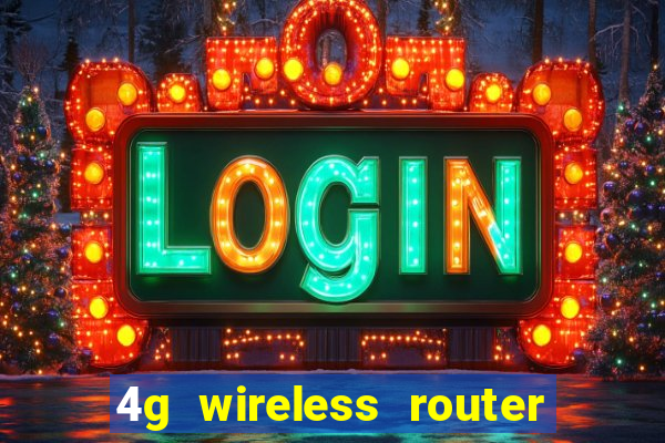 4g wireless router with sim card slot