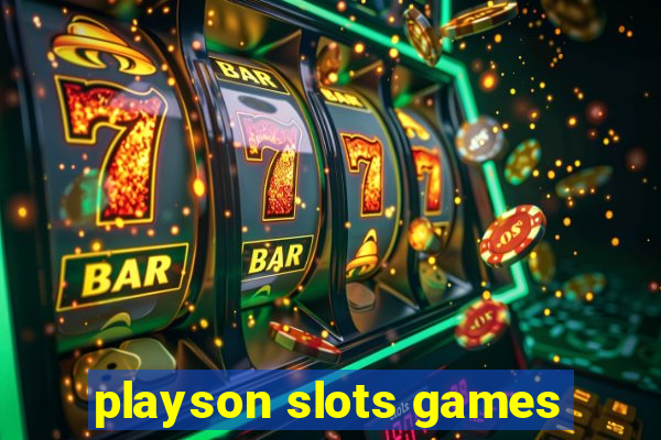 playson slots games