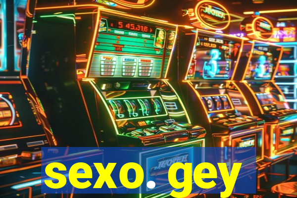 sexo. gey