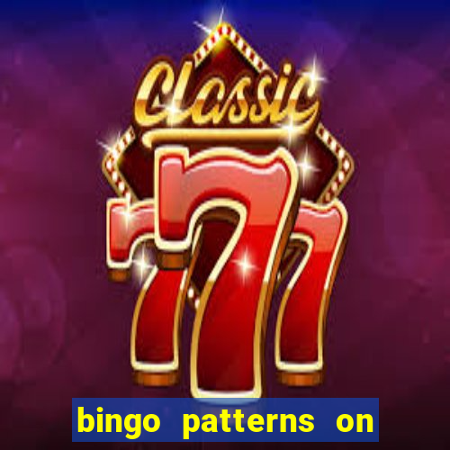 bingo patterns on slot machines