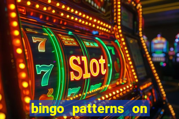 bingo patterns on slot machines