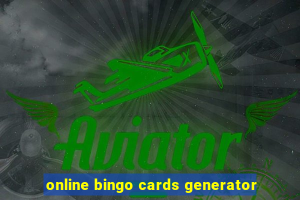 online bingo cards generator