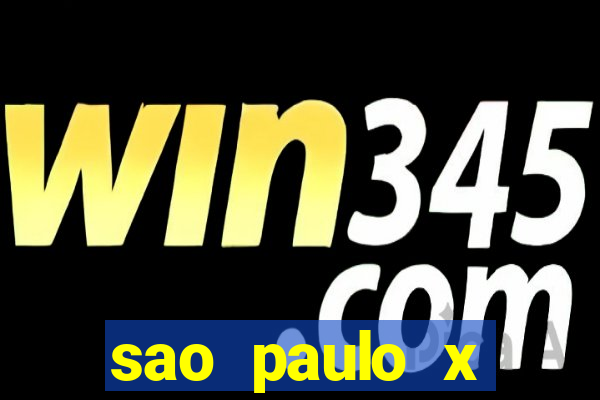 sao paulo x palmeiras palpites