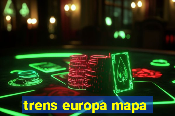 trens europa mapa