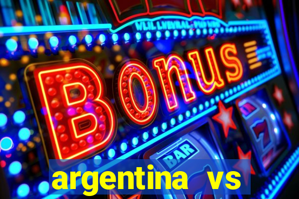 argentina vs colombia ao vivo