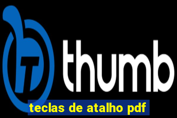 teclas de atalho pdf