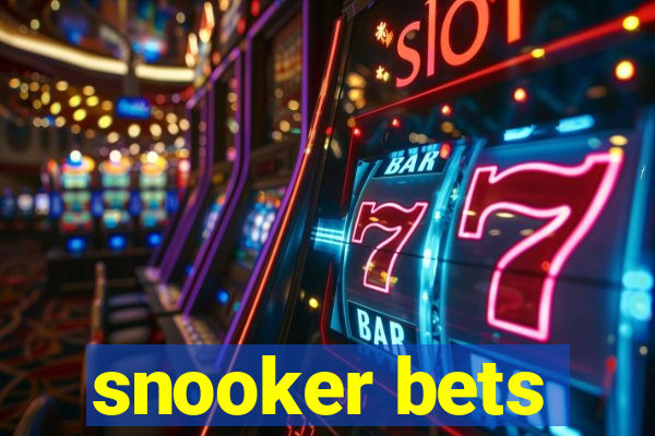 snooker bets