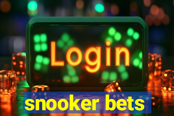 snooker bets