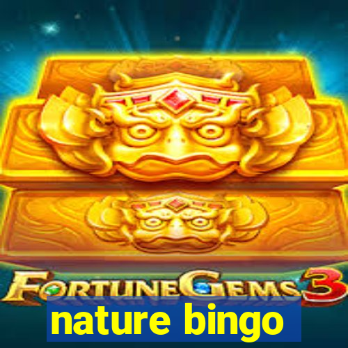 nature bingo