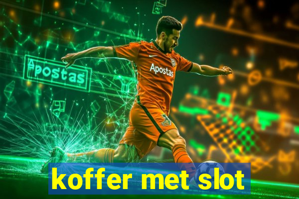 koffer met slot