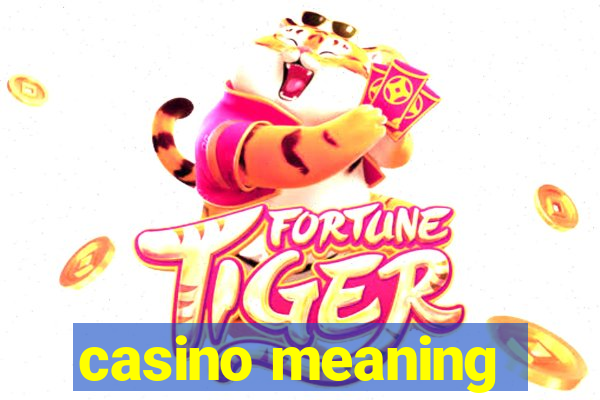 casino meaning