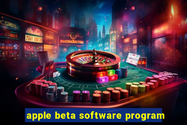 apple beta software program