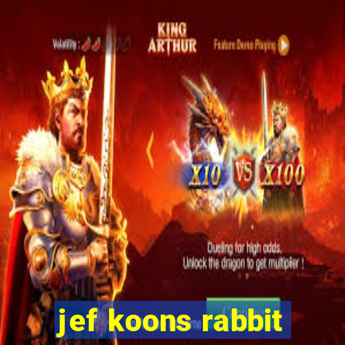 jef koons rabbit