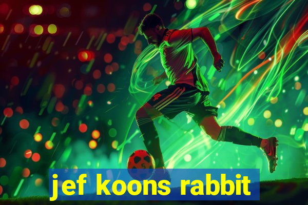 jef koons rabbit