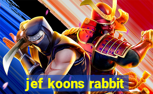 jef koons rabbit