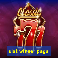 slot winner paga