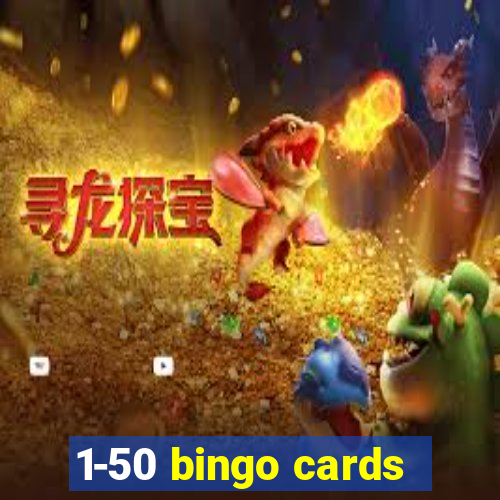 1-50 bingo cards