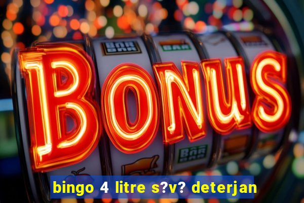 bingo 4 litre s?v? deterjan