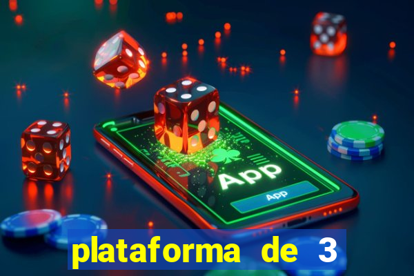 plataforma de 3 reais slots