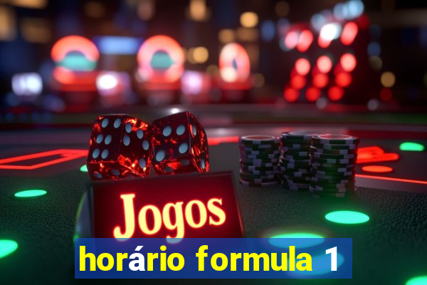 horário formula 1