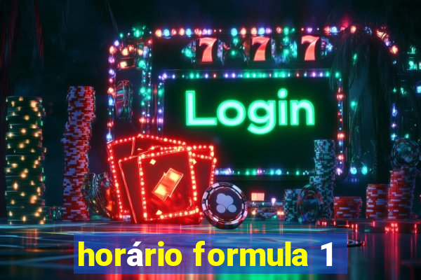 horário formula 1