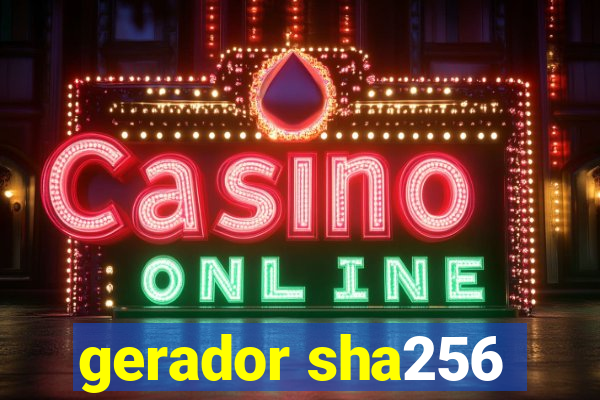 gerador sha256