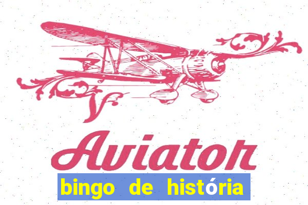 bingo de história 6 ano