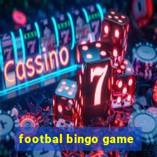 footbal bingo game