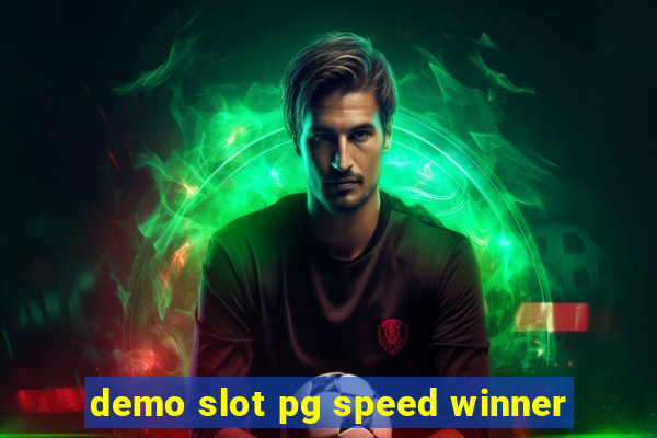 demo slot pg speed winner