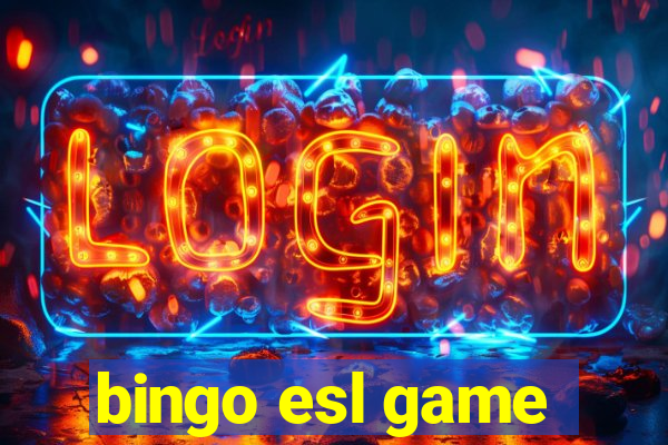 bingo esl game