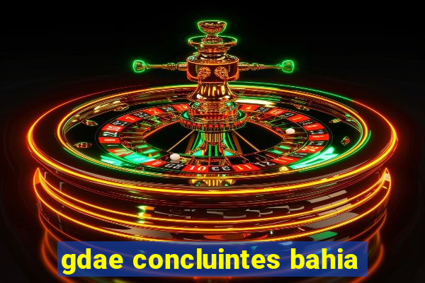 gdae concluintes bahia