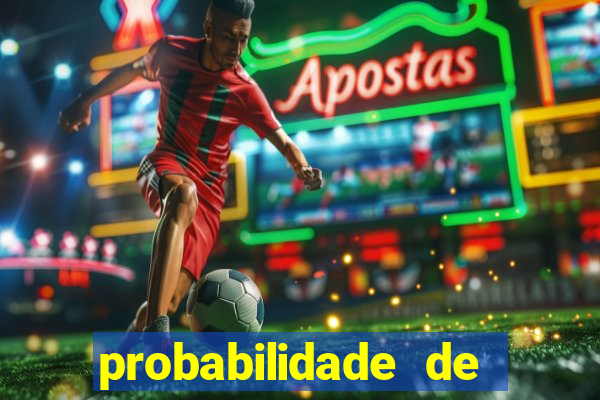 probabilidade de gol em um jogo