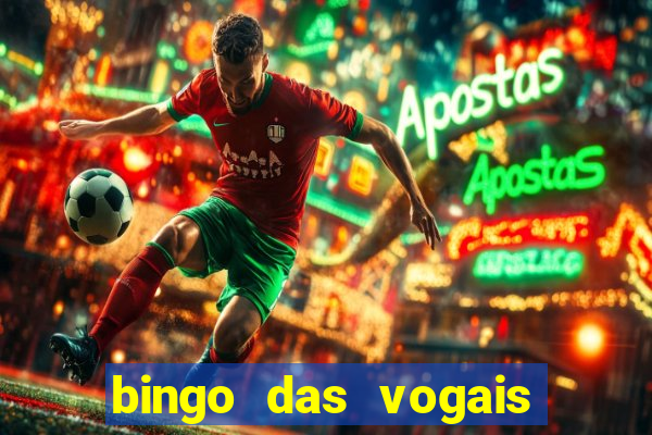 bingo das vogais colorido para imprimir